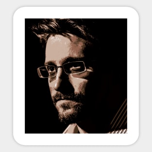 edward snowden Sticker